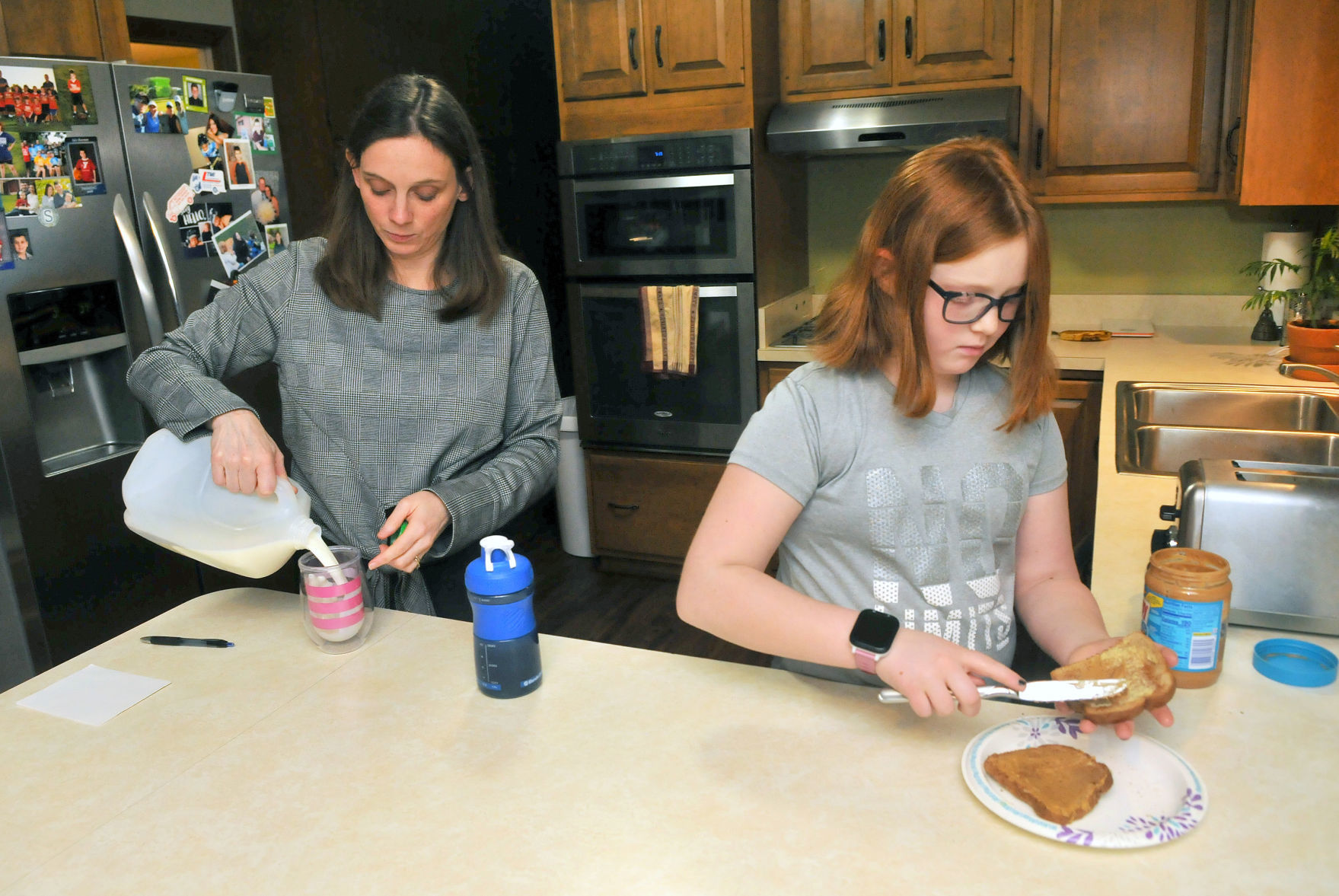 Progress: Mornings with the Bowman family